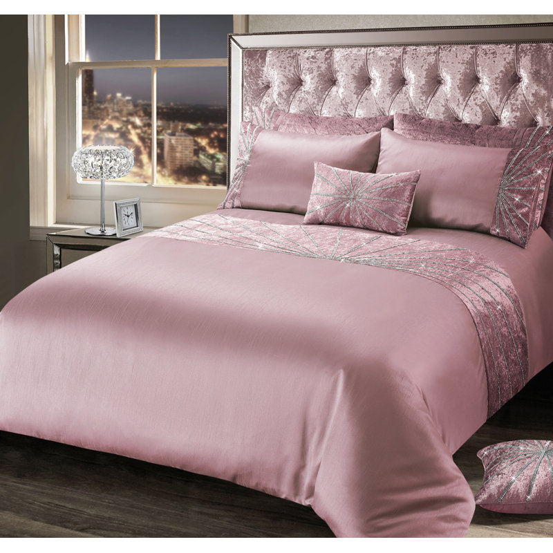 Paelynn Duvet Cover Set, King Duvet Cover Set + 1 Additional Piece, Duck Egg