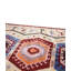 Tapis d'intérieur multicolore fait à la main en soie et laine-1968243148