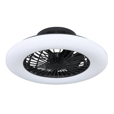 Crystiana Ceiling Fan with LED Lights