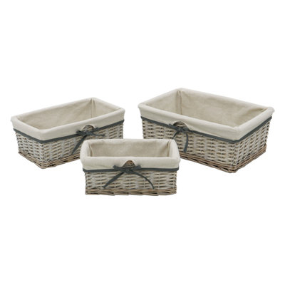 JVL Wicker Decorative Basket