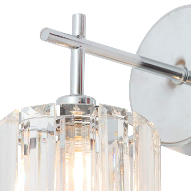 Minard Stainless Steel Armed Sconce