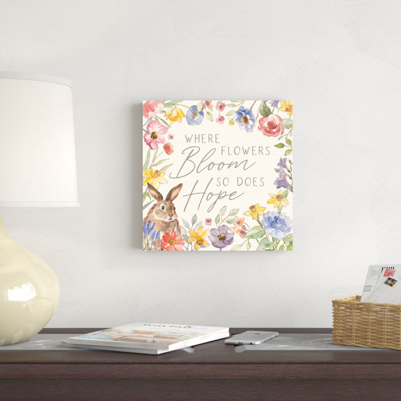 " Happy Easter III ", 12" H x 12" W x 1.25" D