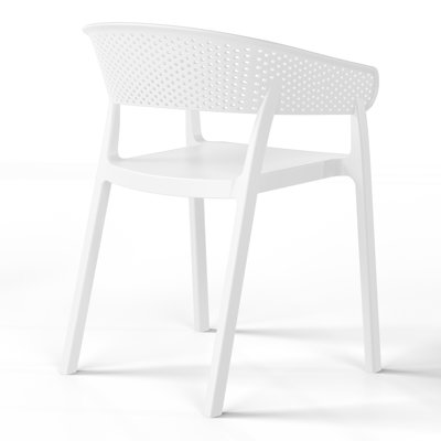 Fauteuil de salle à manger d'extérieur H 29 po Delron