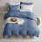 Super Soft Duvet Cover - 100% Washed Microfiber Comforter Cover Set 3 Pieces with Zipper Closure & Corner Ties-1741523635-1741523628