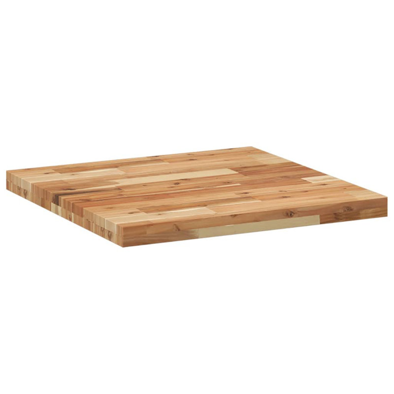 Reshaud Solid Wood Table Top, 4cm H x 60cm W x 60cm D