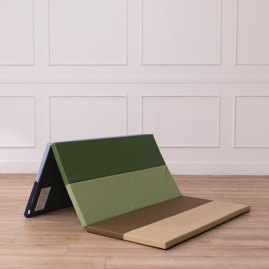 ECR4Kids SoftZone 6-Section Rainbow Runway Activity Mat, Folding Playmat Factory Direct Partners