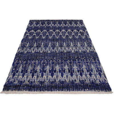Madelyngrace Wool Geometric Indoor Rug