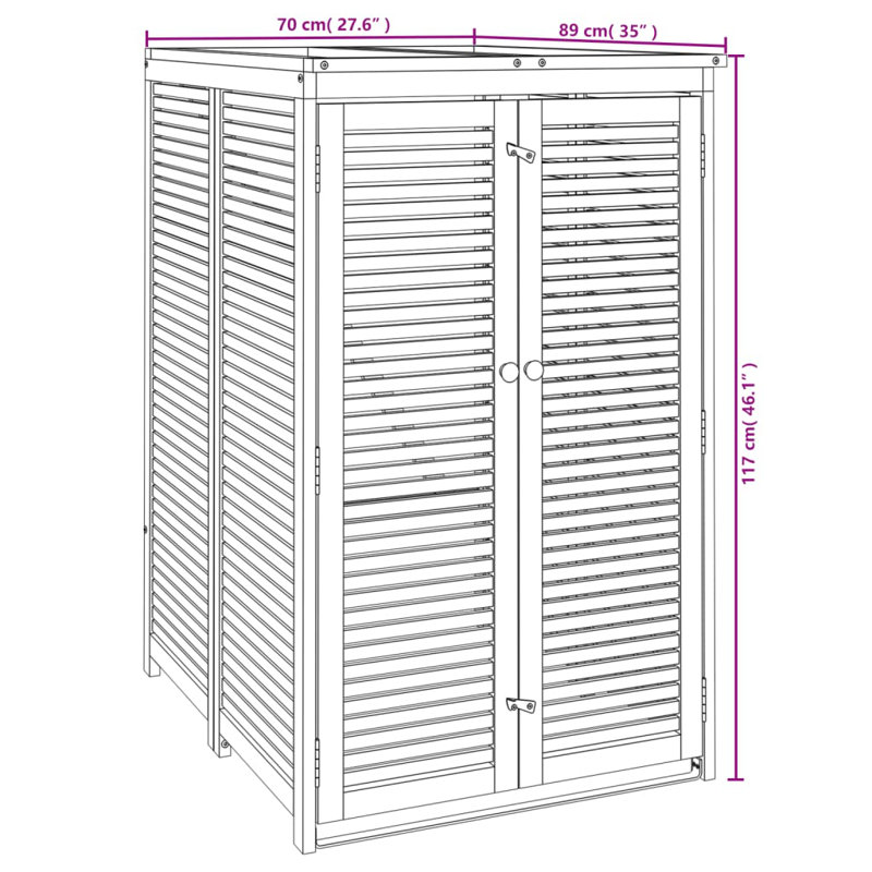 Nerys Single Bin Store