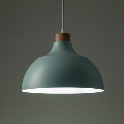 Luminaire suspendu CAP rouge brique