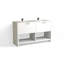 Vista 60" W Freestanding Double Bathroom Vanity-429148932-429148937-429149040