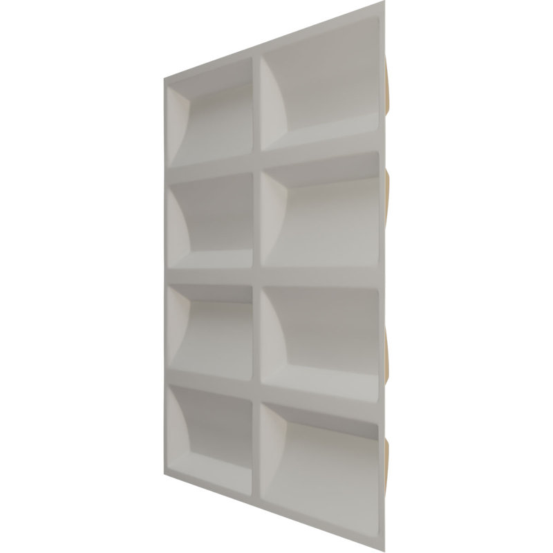 Panneau mural 3D décoratif Robin EnduraWall, Beige fumé satiné UltraCover