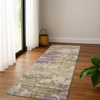 Tapis abstrait lavable à la machine de qualité supérieure Mayfield AMF2068