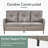 Keywest 6 - Pieces Outdoor Sofa Seating Group With Cushions-458310656