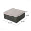 Repose-pieds de patio Gry + Alu-2017547480