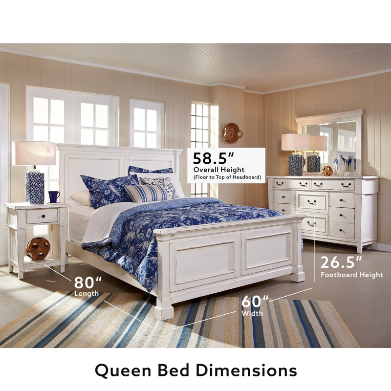 Arrollo Solid Wood Standard Bed, Queen