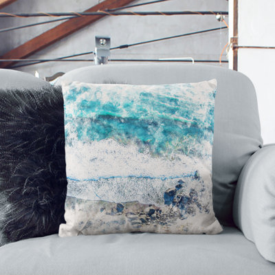 Stinson Beach in San Francisco Cushion with Filling