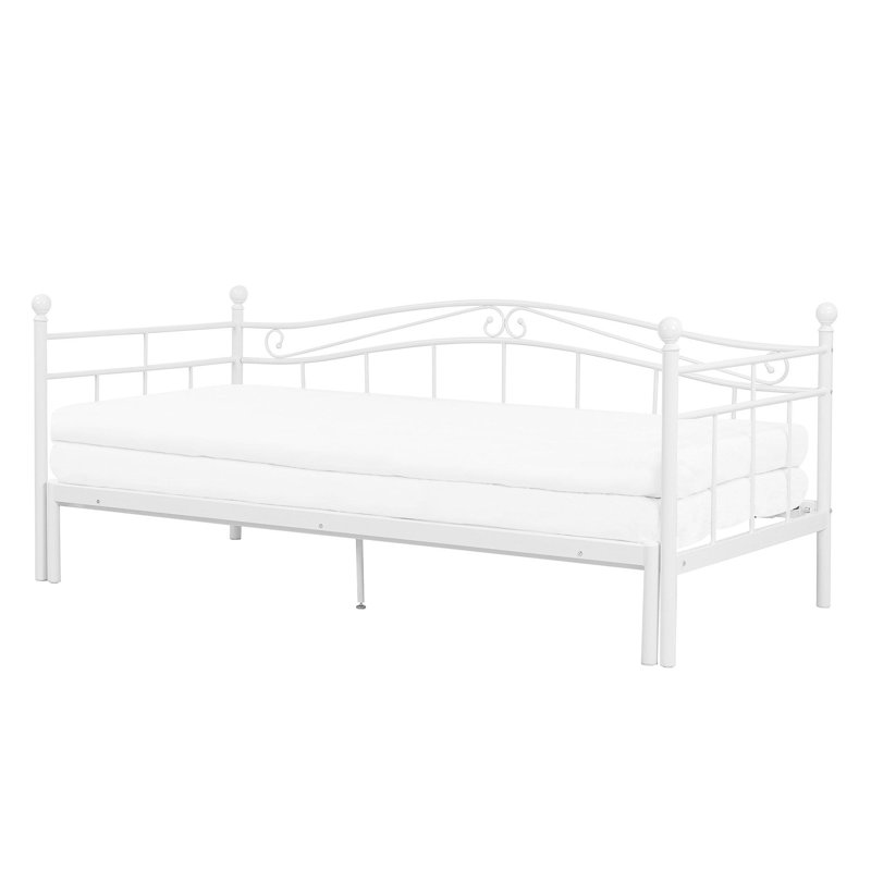 Enya Open-Frame Bed, White
