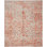 Rectangle Centennial Floral Hand-Knotted Cotton/Viscose Area Rug in Gray/Red