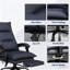 Fauteuil inclinable de massage haut de gamme avec repose-pieds réglable