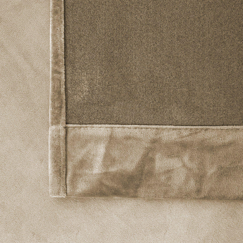 Erno Sheer Crushed Velvet Eyelet Curtains, Begie, 117 W x 137 D cm