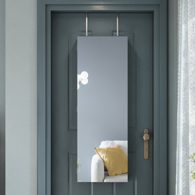 Armoire à bijoux avec miroir à suspendre