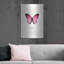 Papillon rose - impression sur métal sans cadre-682066225