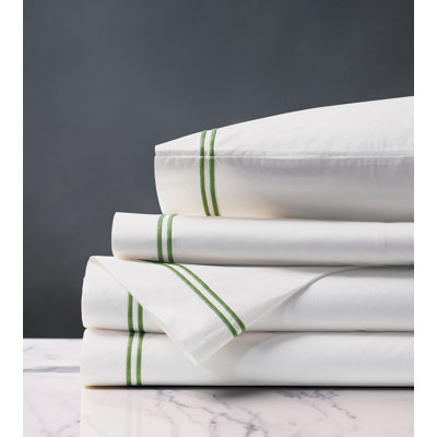 Enzo 100% Cotton Percale Sheet Set