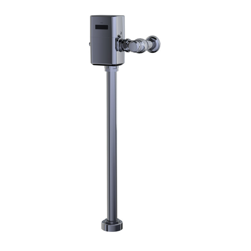 TOTO® ECOPOWER® Touchless 1.0 GPF High-Efficiency Toilet Flushometer Valve for Top Spud with 24 Inch Vacuum Breaker Set, Polished Chrome