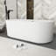 Baignoire de trempage autoportante en acrylique double avec trop-plein-110332495