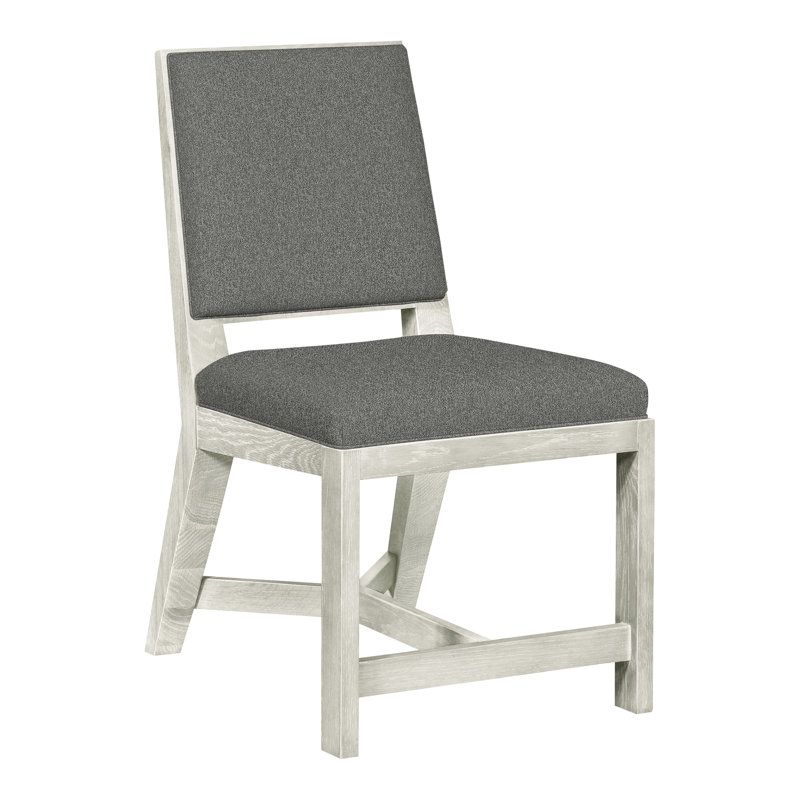 Thom Filicia Home Upholstered Back Side Chair, Wrenn, Ian Pewter