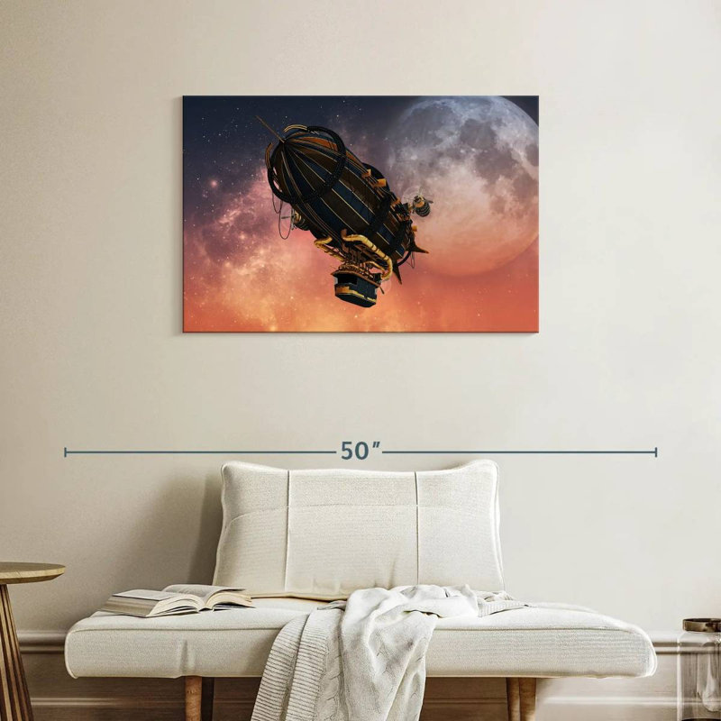 Mehar Steampunk Zeppelin, H 24 po x l 36 po