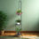 Support pour plante d'angle robuste à 3 niveaux avec crochets, support à plante d'intérieur en métal pour maximiser l'espace vertical dans le jardin, le patio, le balcon, le salon et la chambre à coucher