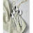 Oneida Reid Satin Dinner Spoons, Set of 4