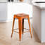 Kai Industrial Style Bar Stool - Set of 4 - Modern Metal Counter or Bar Height-1385812513-1394825072