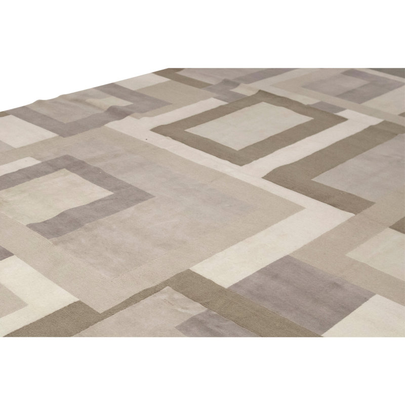 Tapis rectangulaire noué à la main