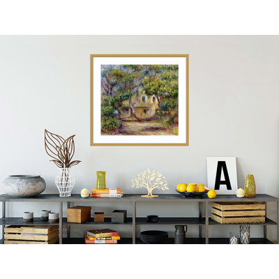 La ferme des Collettes, Pierre-Auguste Renoir, impression giclée sur cadre