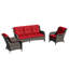 Ensemble de mobilier de patio 5 personnes-1129101806