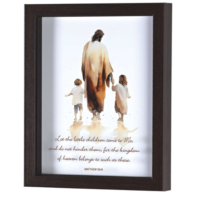Art encadré «Let The Little Children Come»