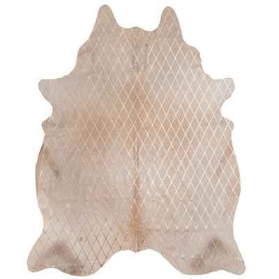 Arlequin Hide Cowhide Geometric Area Rug