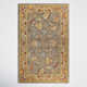 Evers Floral Handmade Tufted Wool Gray/Yellow/Red Area Rug