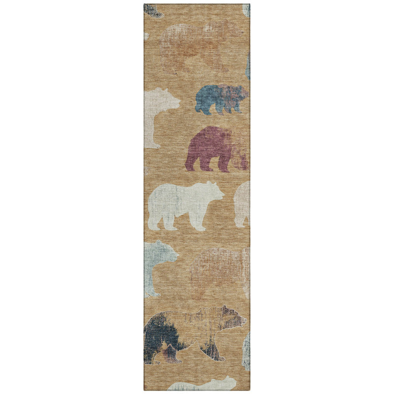 Machine Washable Indoor/Outdoor Chantille ACN2338 Lodge Rug, Runner 2'3" x 7'6"