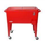Pearington 80 Quarts Serving Station / Cart Cooler with wheels