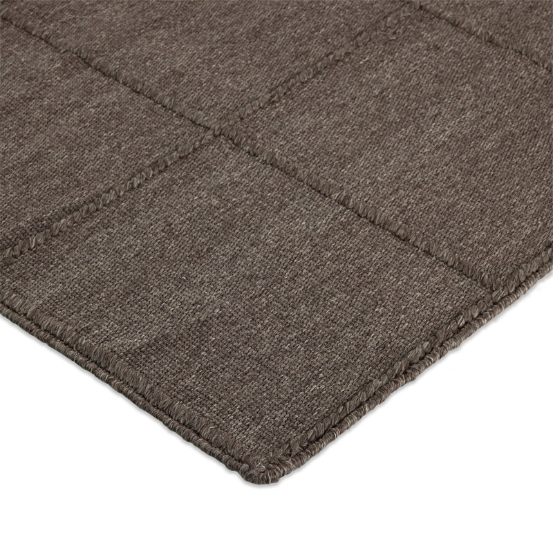 Carmine Outdoor Flatweave Area Rug, Carmine Mineral, 8'x10'