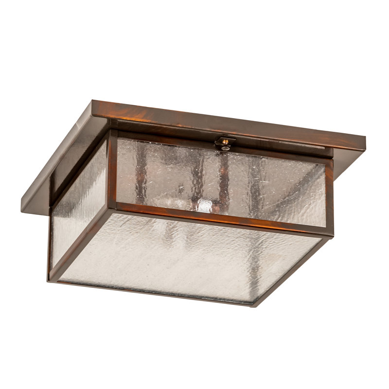 Mission Prime Glass Flush Mount