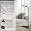 Lavish Home Adjustable LED Floor Lamp with Bendable Neck - Full Spectrum Natural Sunlight LED Lamp for Bedroom and Living Room - Reading, Craft, and Esthetician Light