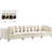 Tremblay 138" Velvet Square Arm Modular Sofa-87475418