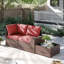 Balancelle pour 2 personnes avec coussins-120193172-120921206