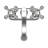 2-handle Bathroom Faucet with Drain Assembly