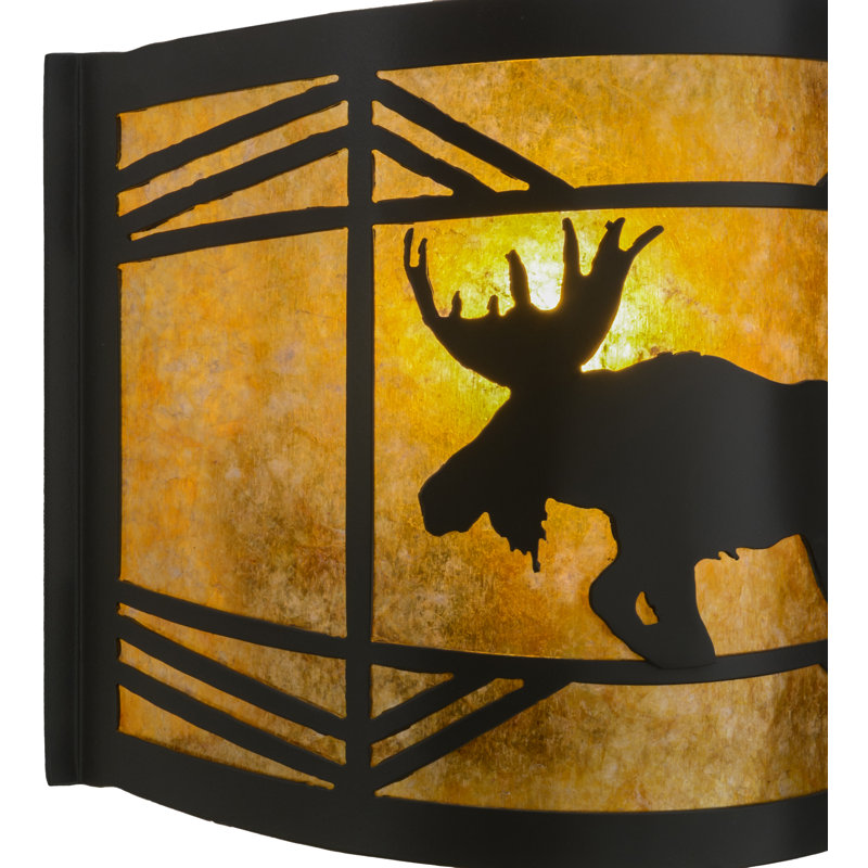 Rustic Lodge 1 - Light Flush Mounted Sconce