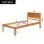 Base de lit plateforme avec tête de lit, support à lattes de bois, aucun sommier requis, simple-1737902910-1735012055